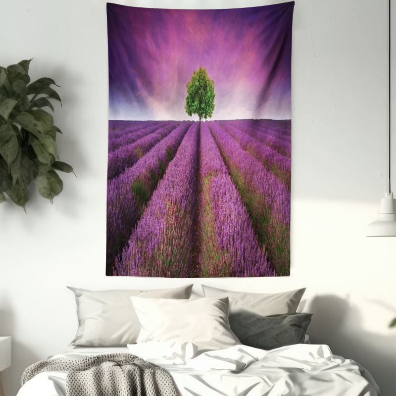 Lavender Fields and Tree Tapestry