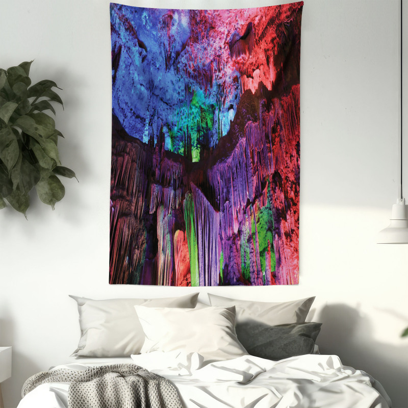 Rainbow Colored Rock Tapestry