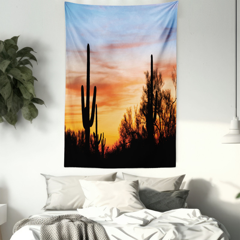 Desert Cactus Wild West Tapestry