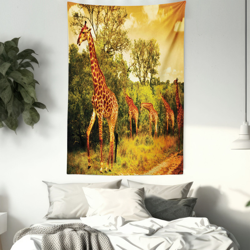 Safari Animals Tapestry