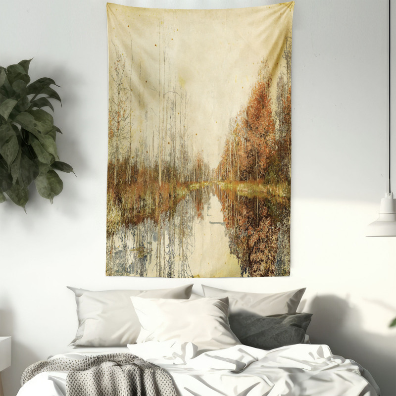 Colorful Fallen Leaves Tapestry