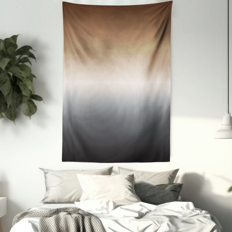 Brown and Grey Pattern Tapestry