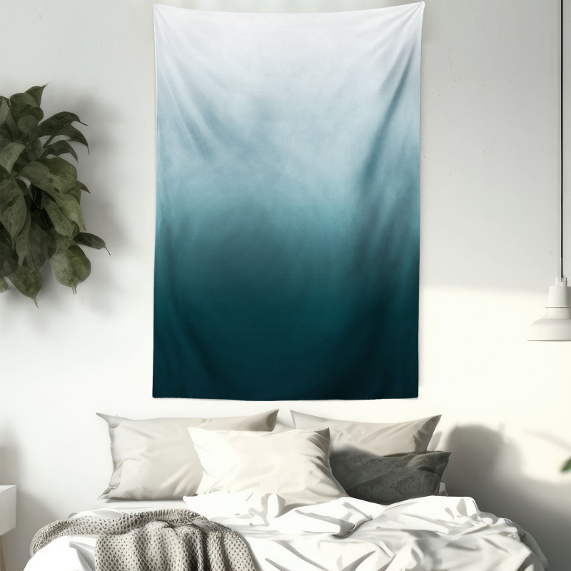 Teal Shades Design Tapestry
