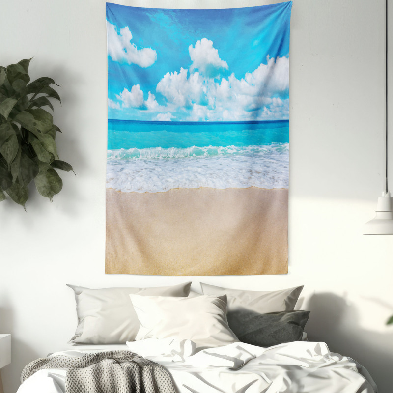 Exotic Hawaiian Scene Calming Tapestry