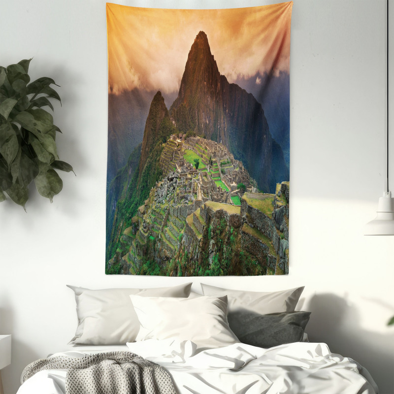 Machu Picchu Ruins Photo Tapestry