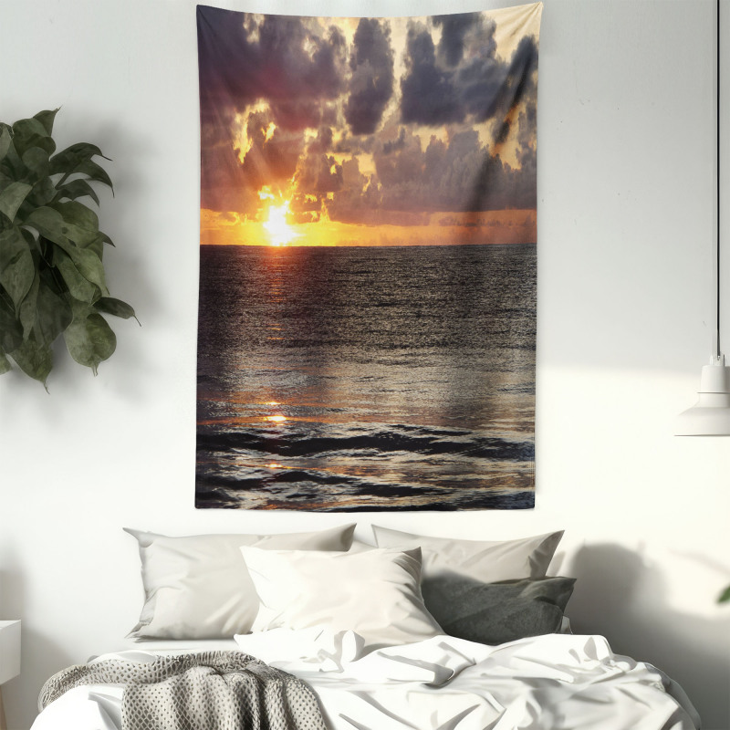 Sunrise Clouds Cancun Tapestry
