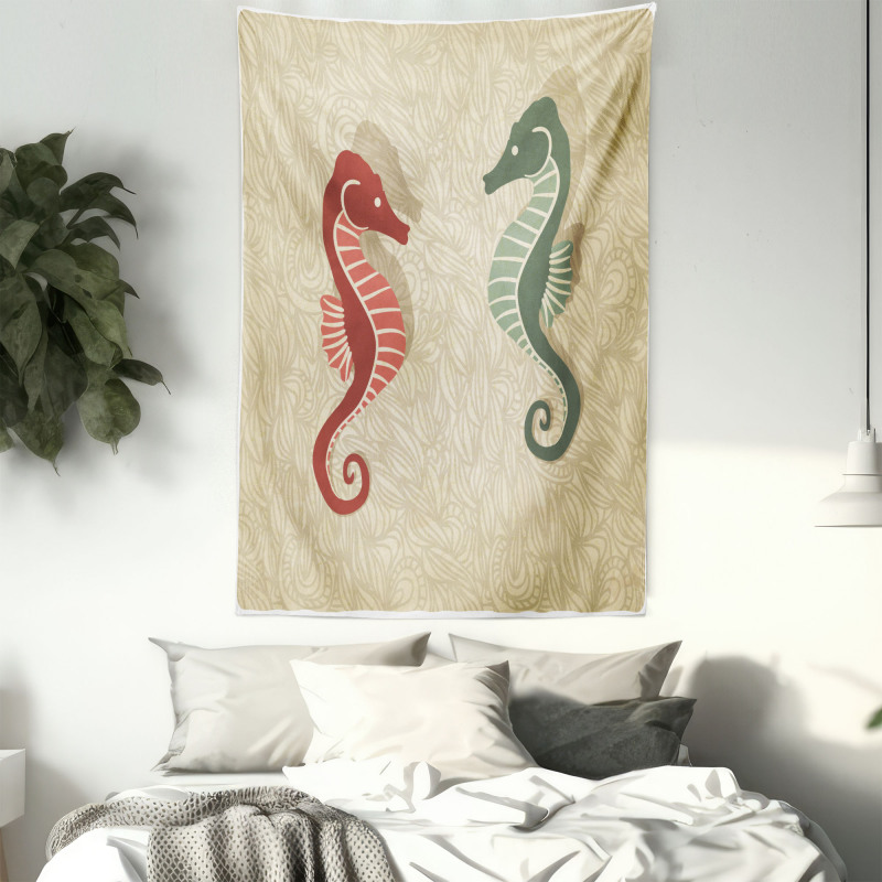 Colorful Beach Tapestry