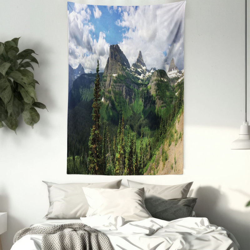 Panoramic Spring Landscape Tapestry