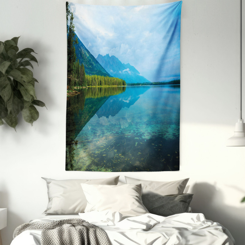 Reflections on Leigh Lake Tapestry