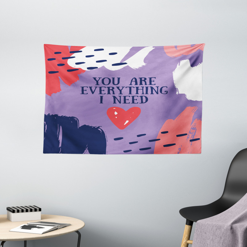 You are Everything I Need Wide Tapestry