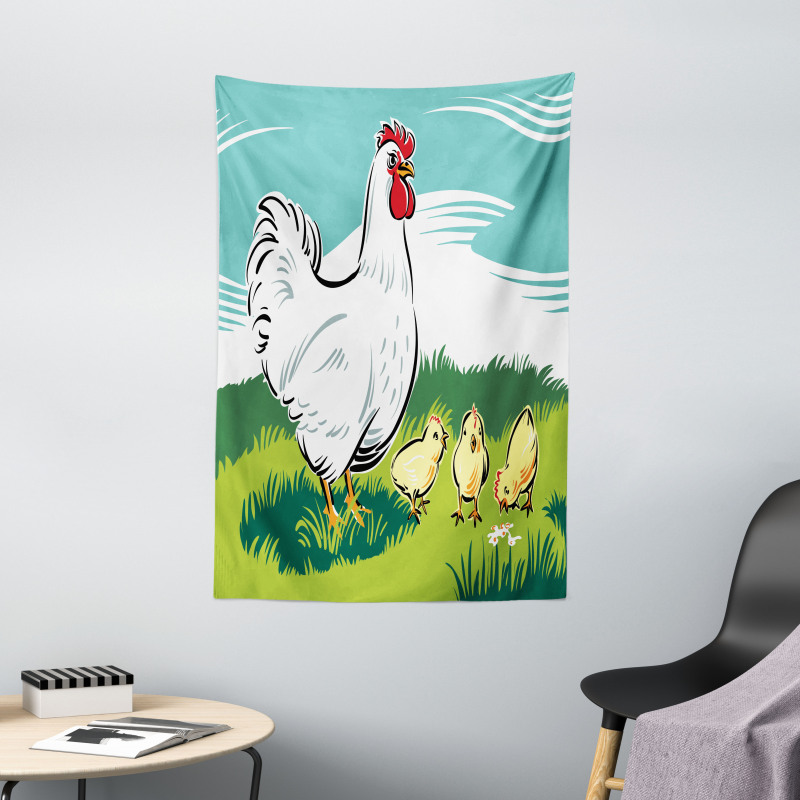 Animal Cartoon Tapestry