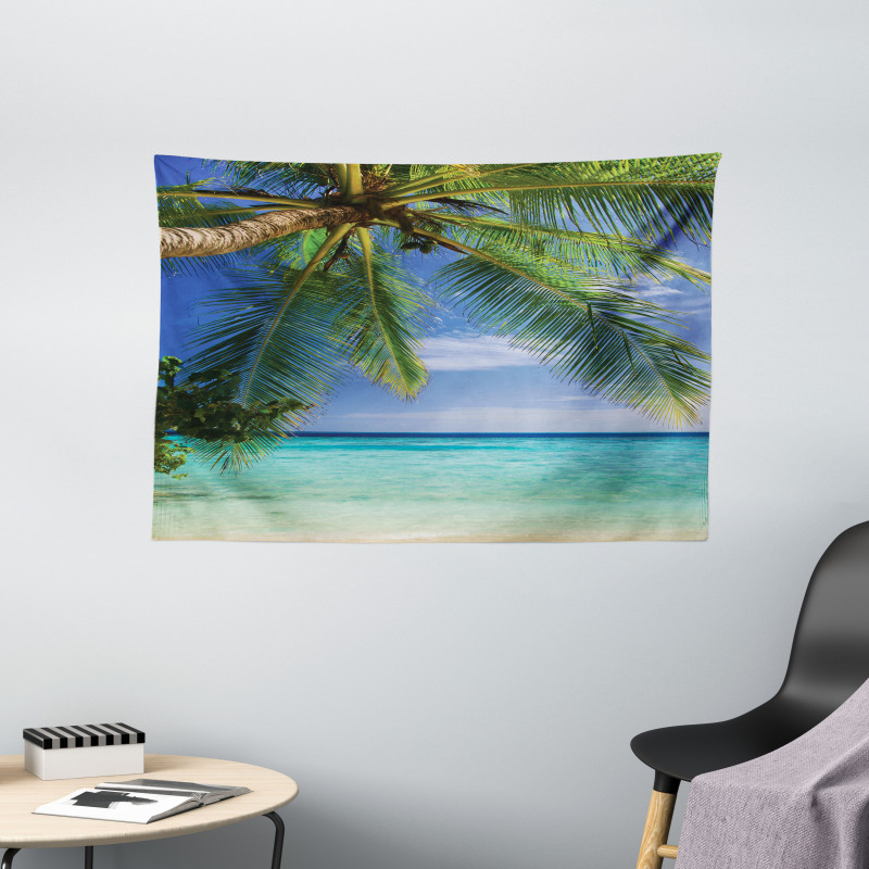 Paradise View Maldives Wide Tapestry