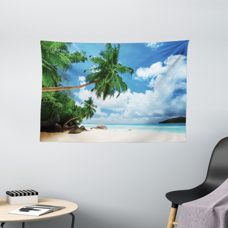 Mahe Island in Seychelles Wide Tapestry