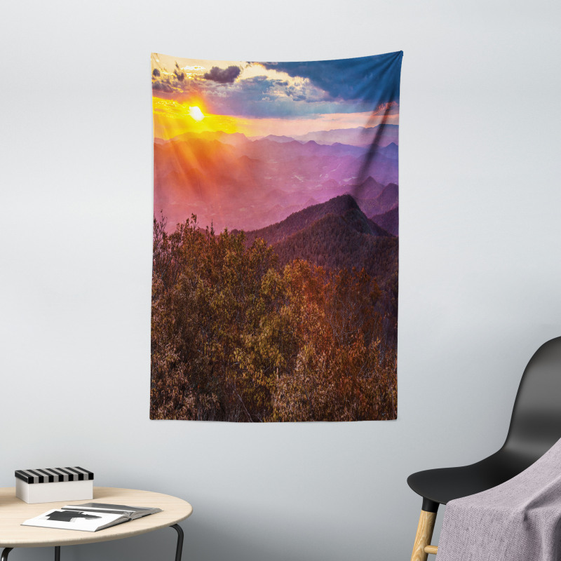 Blue Ridge Mountain Sky Tapestry