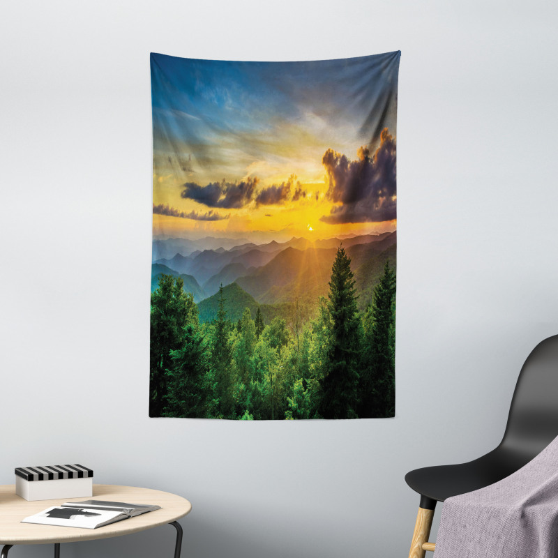 Sunset Hills Panorama Tapestry