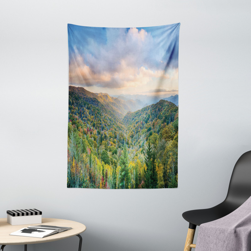 Autumn Outdoor Scene Tapestry