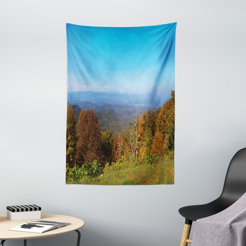 Fall Virginia Mountains Tapestry