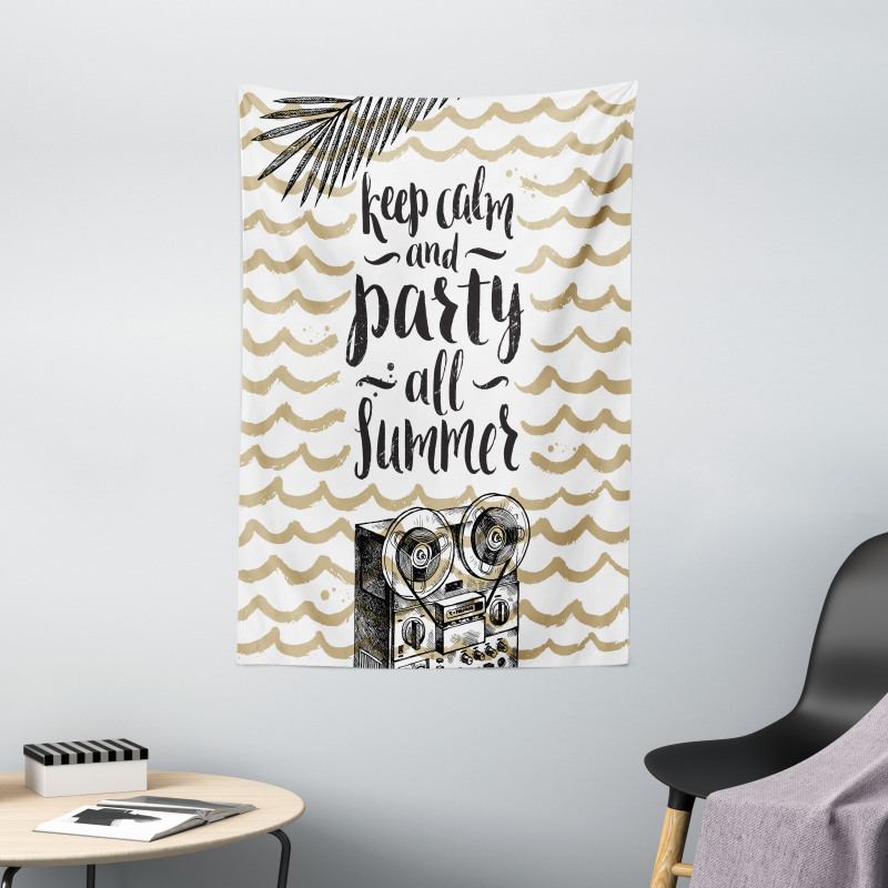 Party All Summer Sketch Tapestry