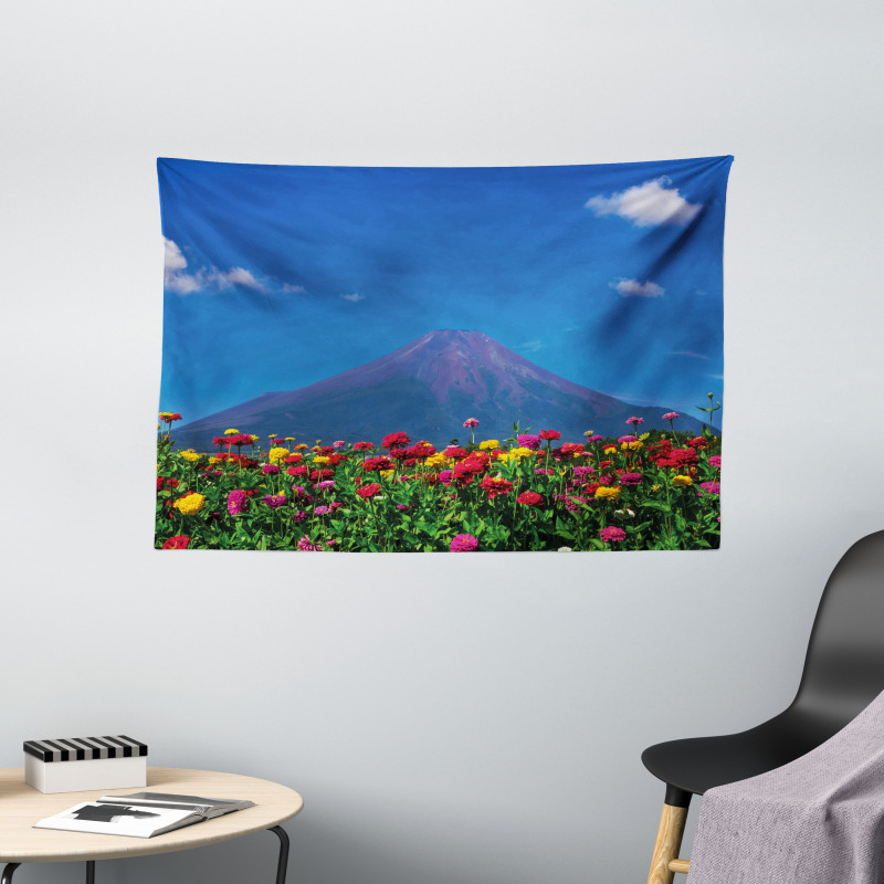 Midsummer Blue Skies Highland Wide Tapestry