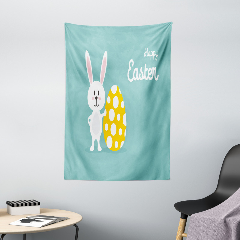 Rabbit Cartoon Tapestry