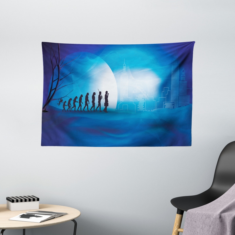 Nature to Big City Wide Tapestry