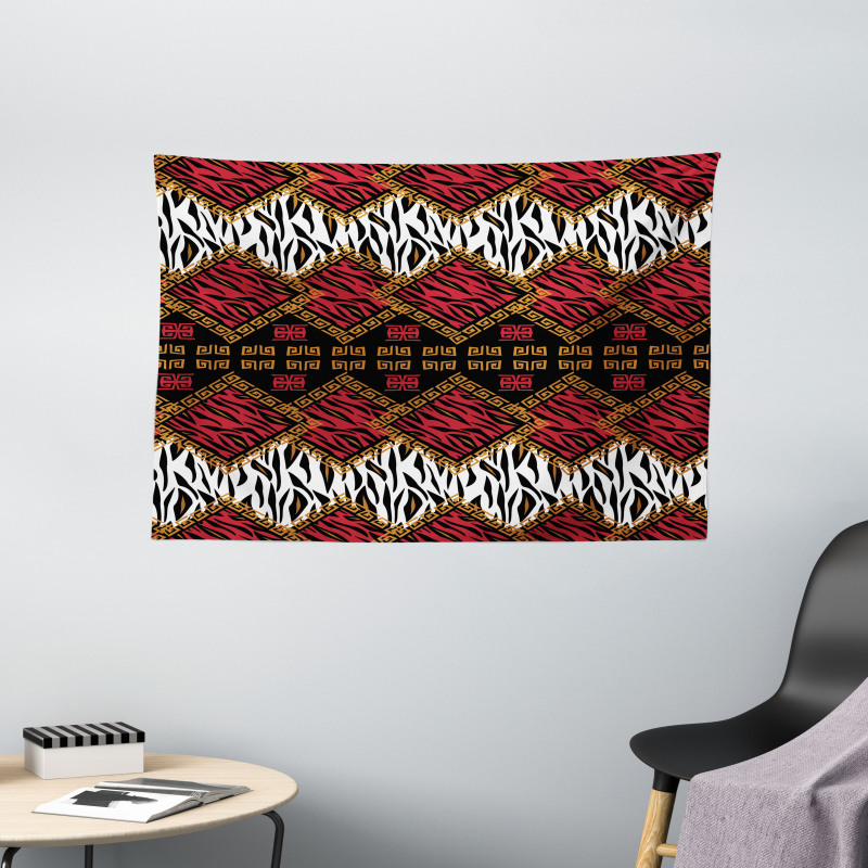 Wildlife Animal Skin Wide Tapestry