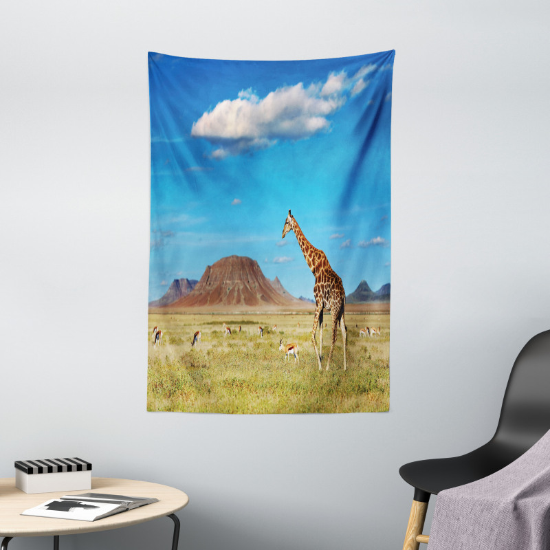 Savanna Giraffes Tapestry