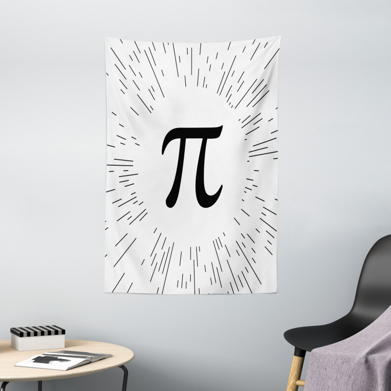 Monochromatic Simple Number Sign Tapestry