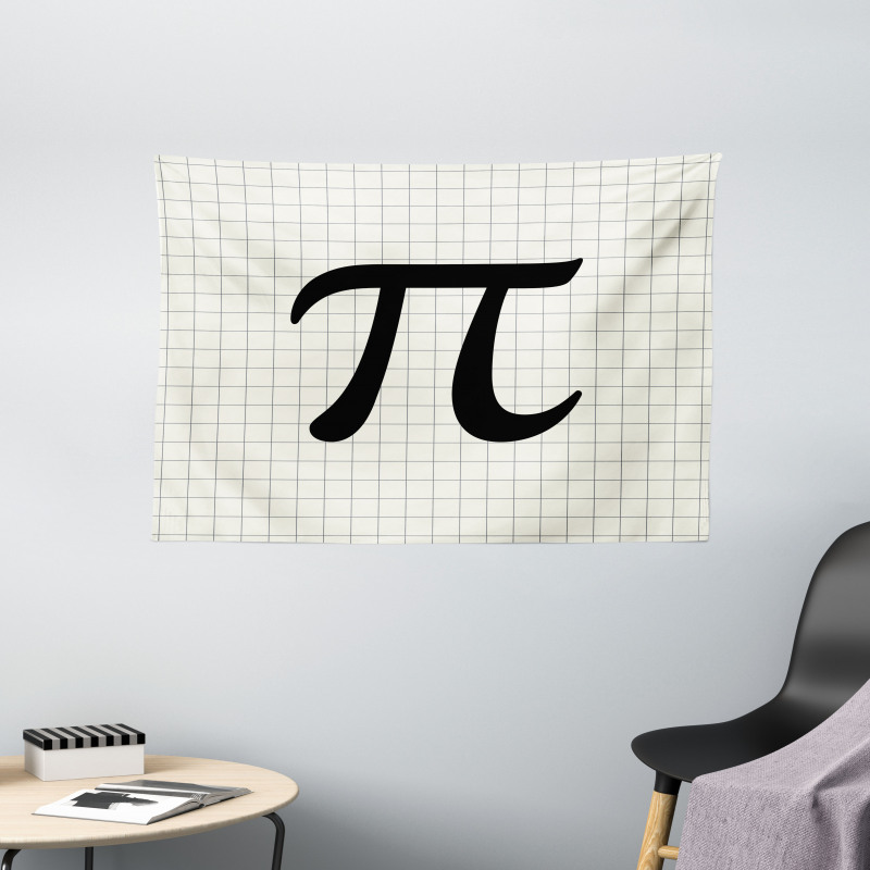 Constant Number Sign on Notebook Wide Tapestry