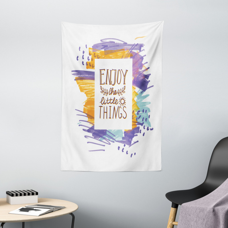 Enjoy the Little Things Tapestry