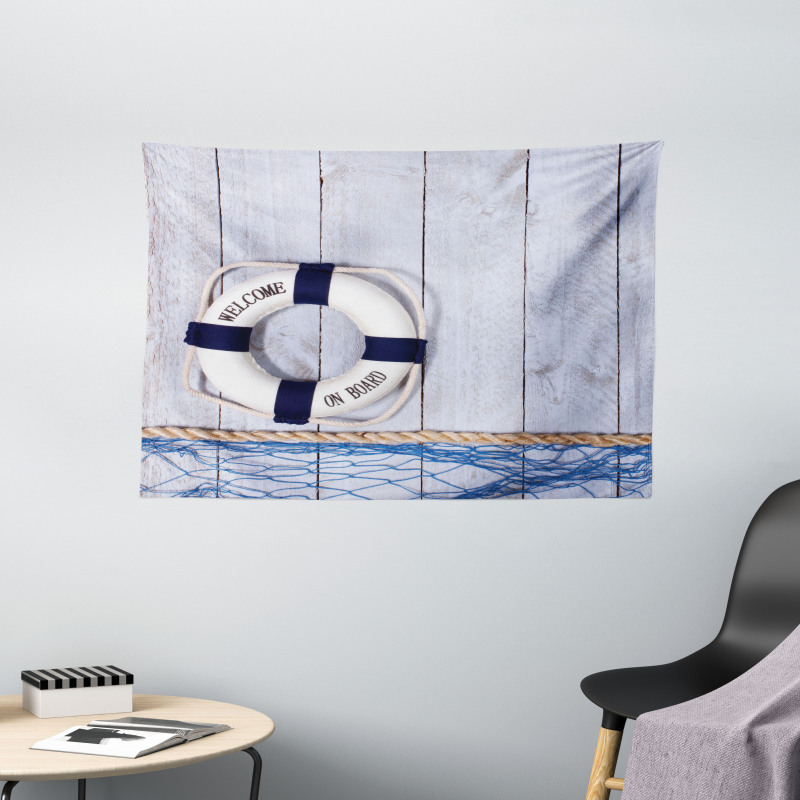 Holiday Seaman Ocean Wide Tapestry