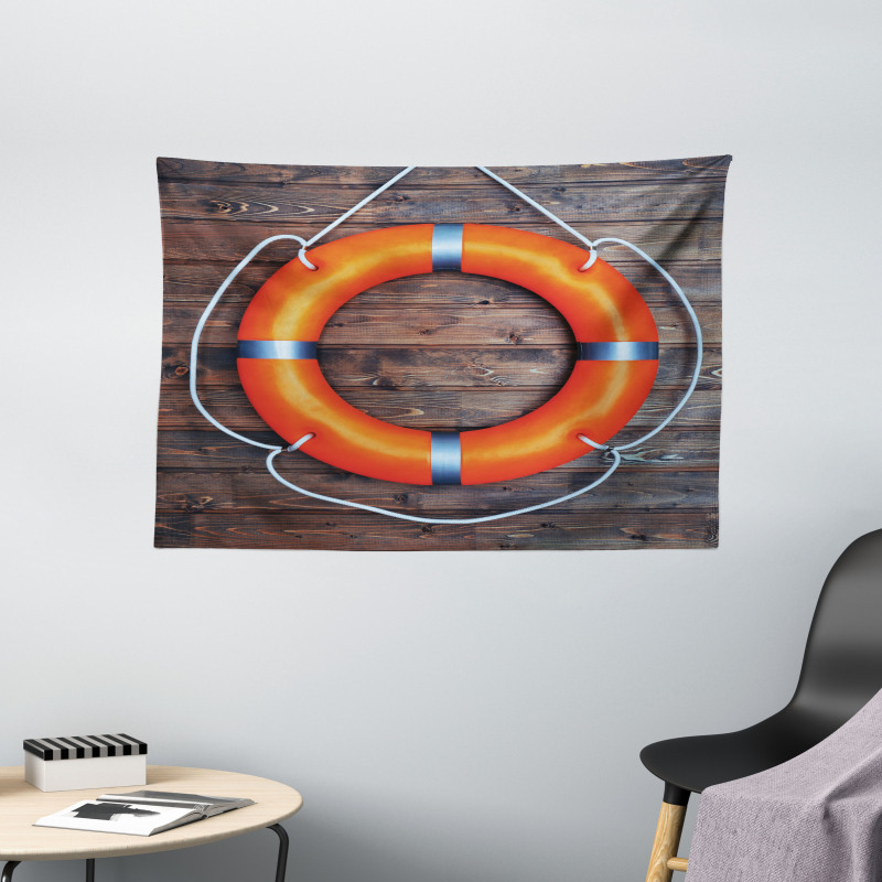 Wall Lifesaver Safety Wide Tapestry