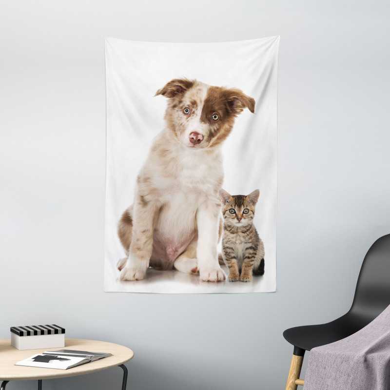 Border Collie Puppy Tapestry