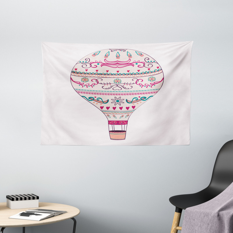 Flying Vehicle Wide Tapestry