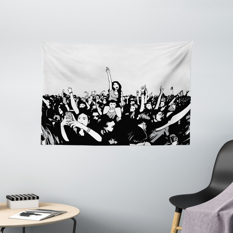 Concert Theme Wide Tapestry