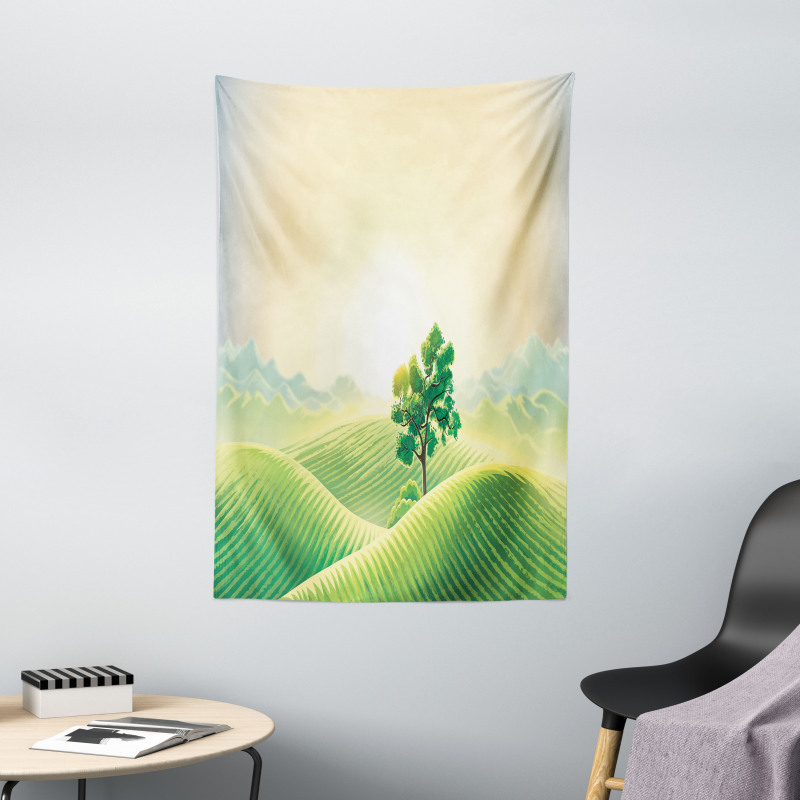 Sunrise on Rural Valley Tapestry