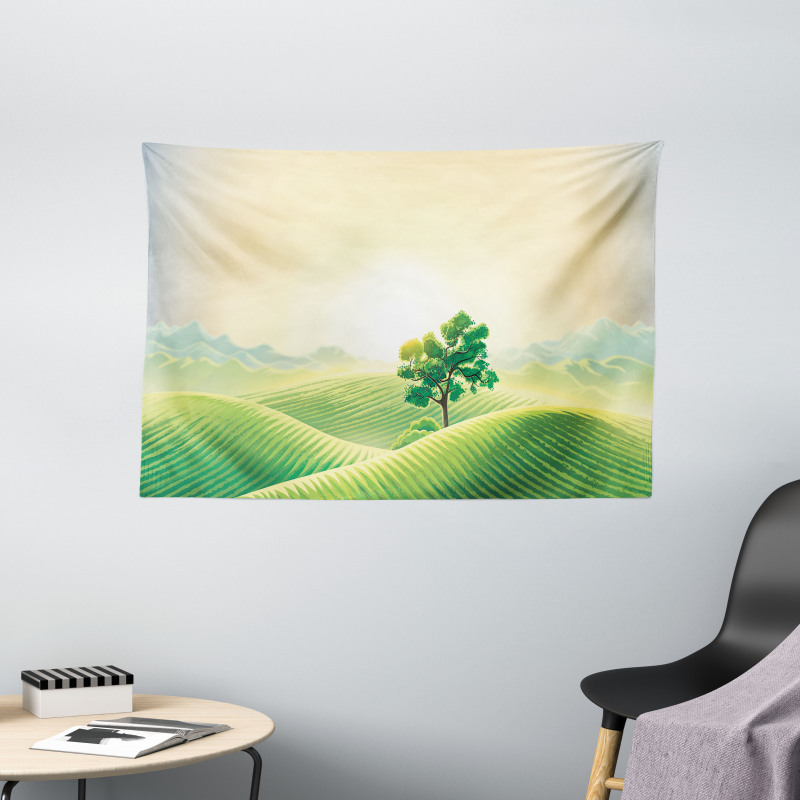 Sunrise on Rural Valley Wide Tapestry