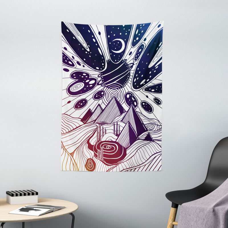 Dream Desert Landscape Tapestry