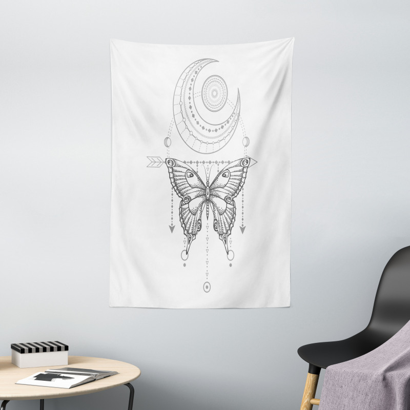 Mystic Dreamcatcher Art Tapestry