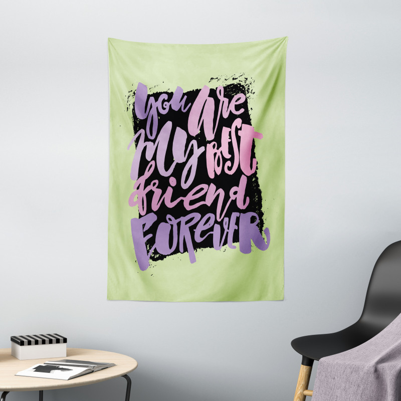 Vivid Words Lettering Tapestry