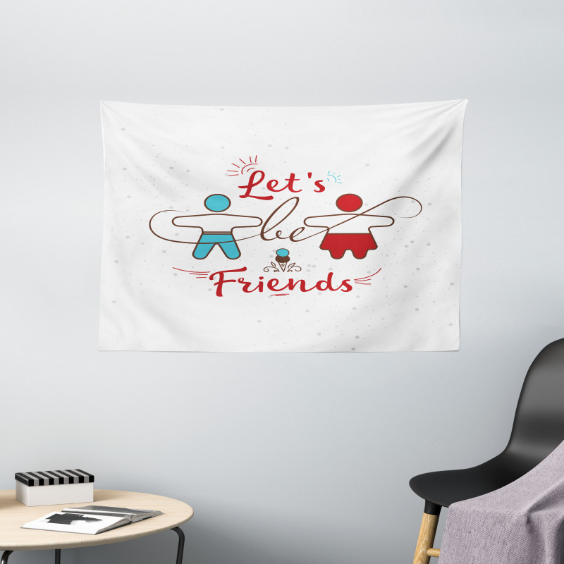 Sweetest Offer Buddies Wide Tapestry