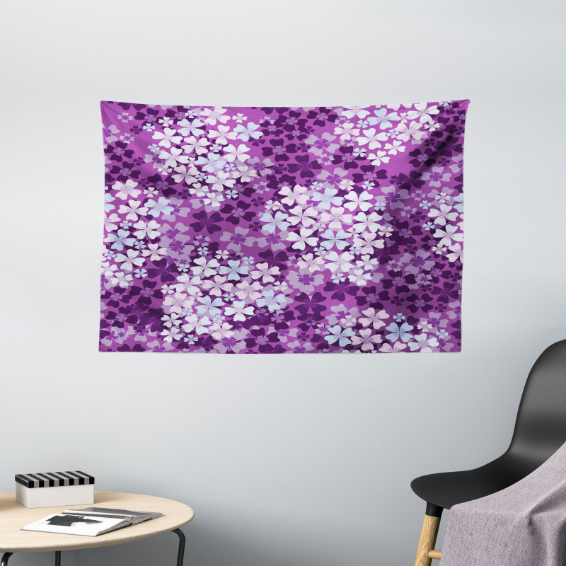 Hydrangea Lilacs Field Wide Tapestry