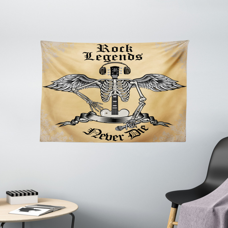 Legends Never Die Wide Tapestry