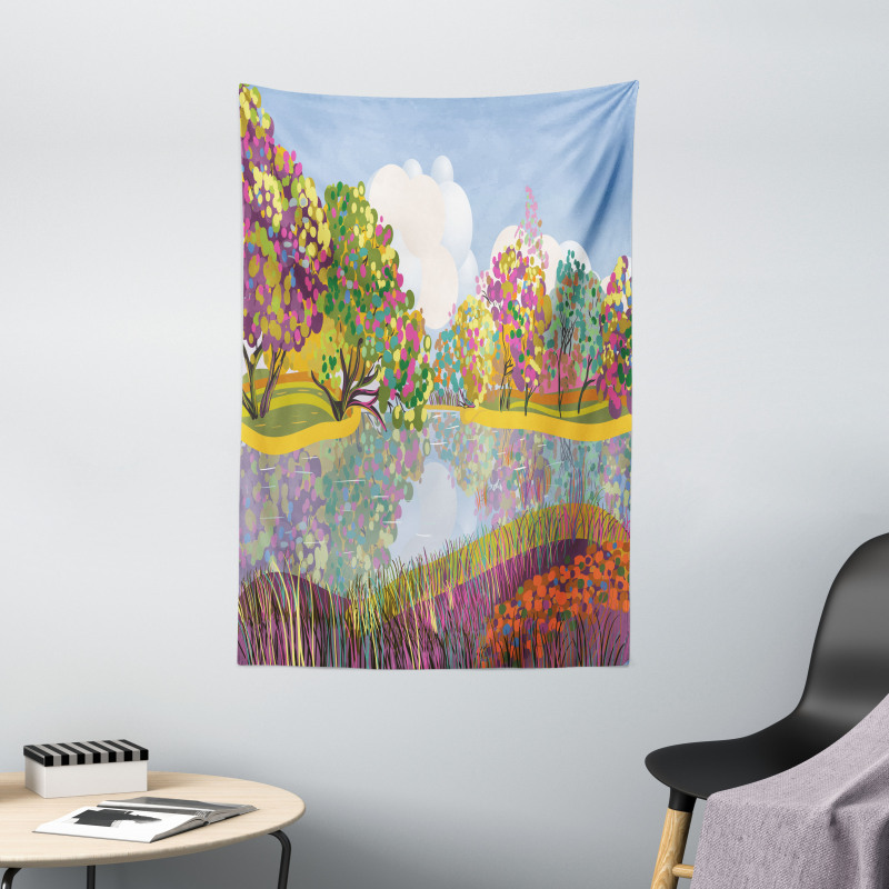 Vibrant Botany River Tapestry