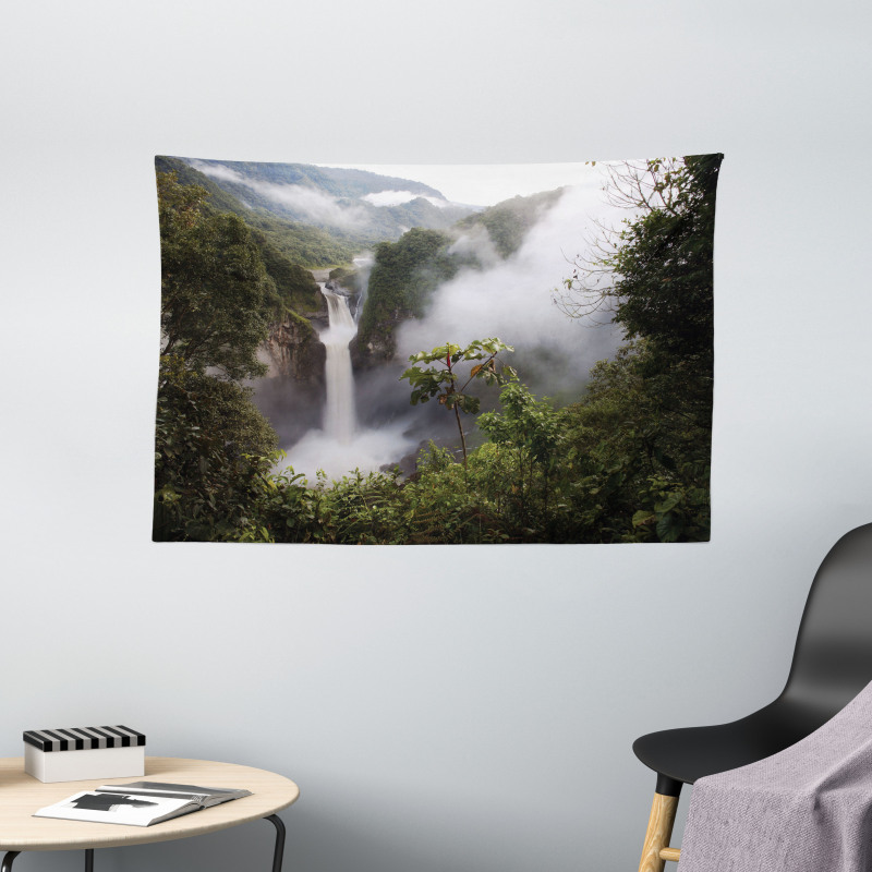 San Rafael Waterfalls Wide Tapestry