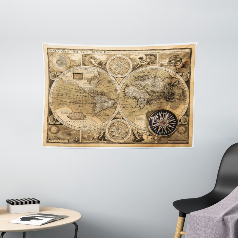 Accvrat Map of World Wide Tapestry