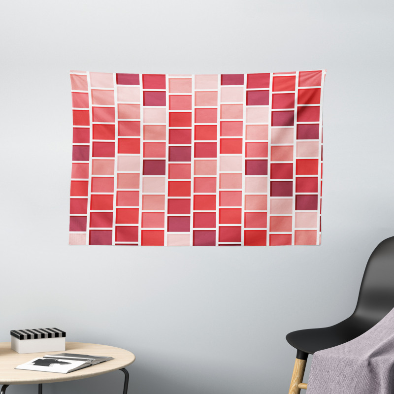 Tile Rectangle Square Wide Tapestry