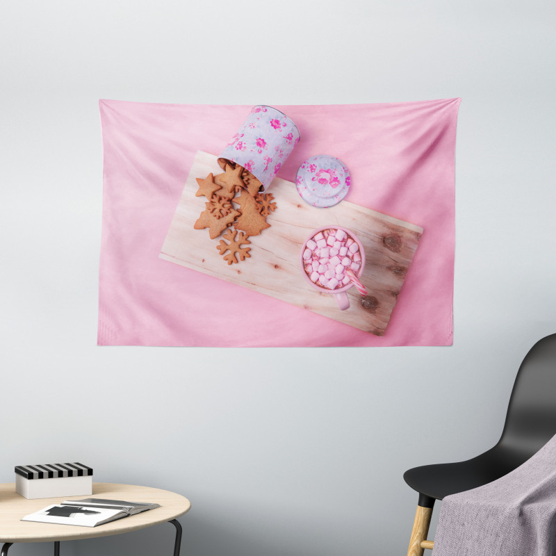 Gingerbread Cookies Coco Wide Tapestry