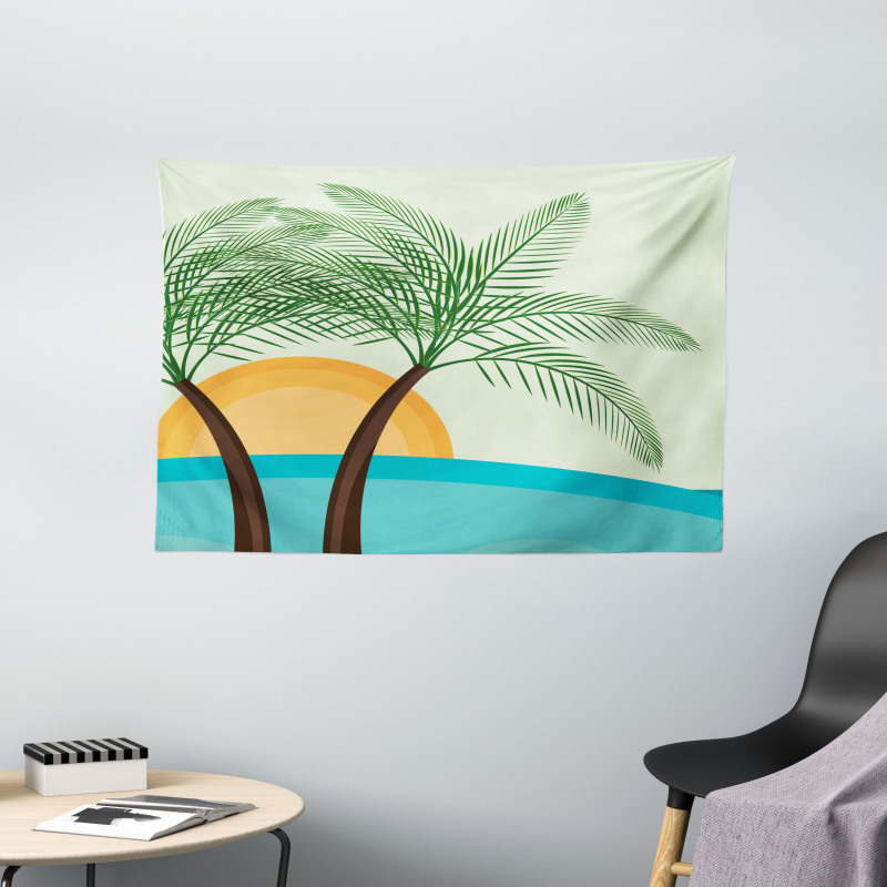 Modern Summer Wide Tapestry