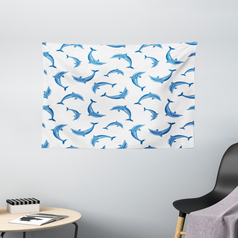 Wildlife Under the Sea Wide Tapestry
